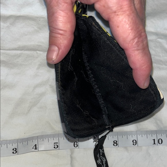 Vera Bradley Floral Yellow Black and Gray Women's Wallet GUC - Picture 4 of 8